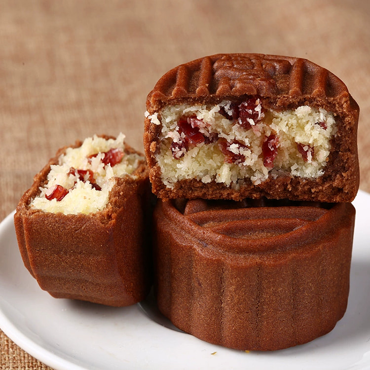 Mr. Lu, 5 coconut milk chocolate mooncakes
