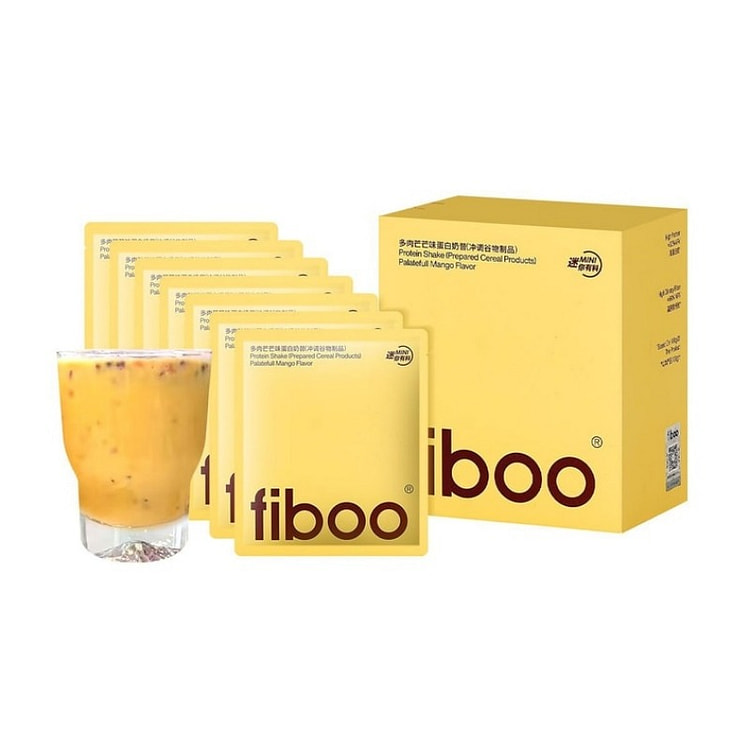 FIBOO Protein Shake #Palatefull Mango Flavor