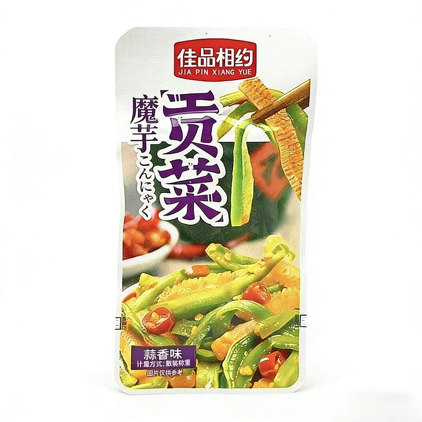 Konjac Tribute Vegetable Garlic Flavor 16g*10 bags 160 g
