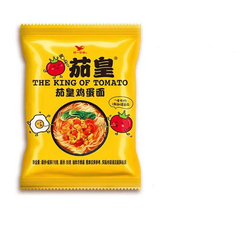 Unified Instant Noodles Eggplant Emperor Egg Noodles 116g * 1 Pack Instant Instant Instant Noodles 116 g