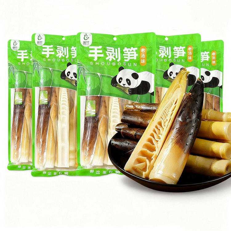 老汤味手剥笋230g 鲜嫩脆爽 笋香四溢 开袋即食 230 克