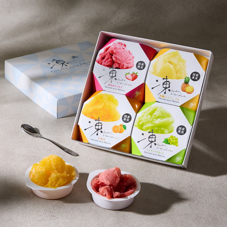 Japanese Fruits Gelato Set