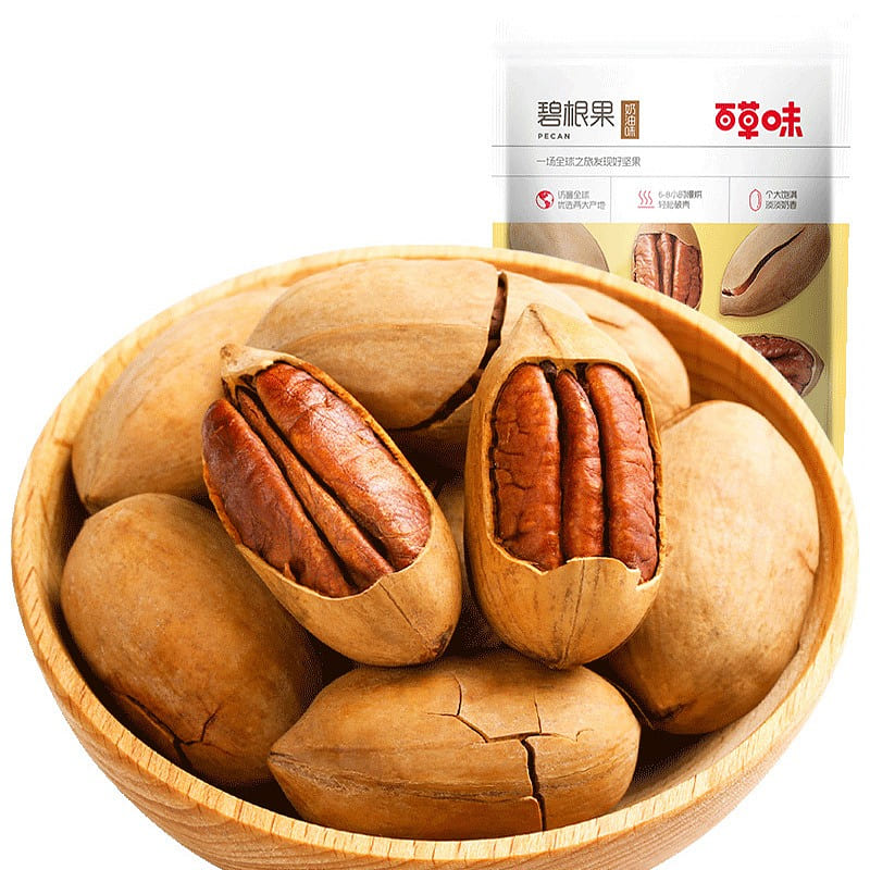 Hundred-grass flavor Pecan Fruit – Cream flavor 100g/ bag 100 g