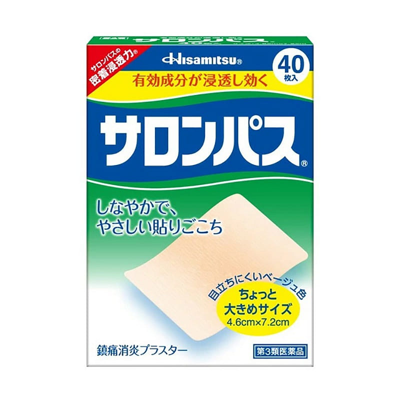 HISAMITSU Salonpas Pain Relief Patches 40 pcs 1 each