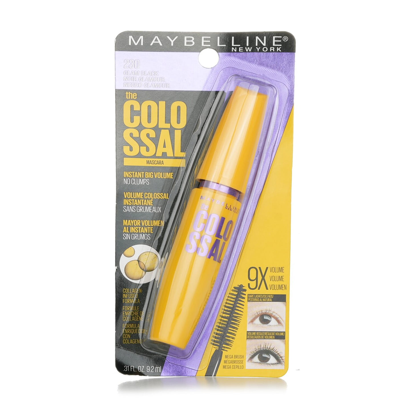 Maybelline Volum’ Express The Colossal Mascara – #Glam Black 9.2 ml