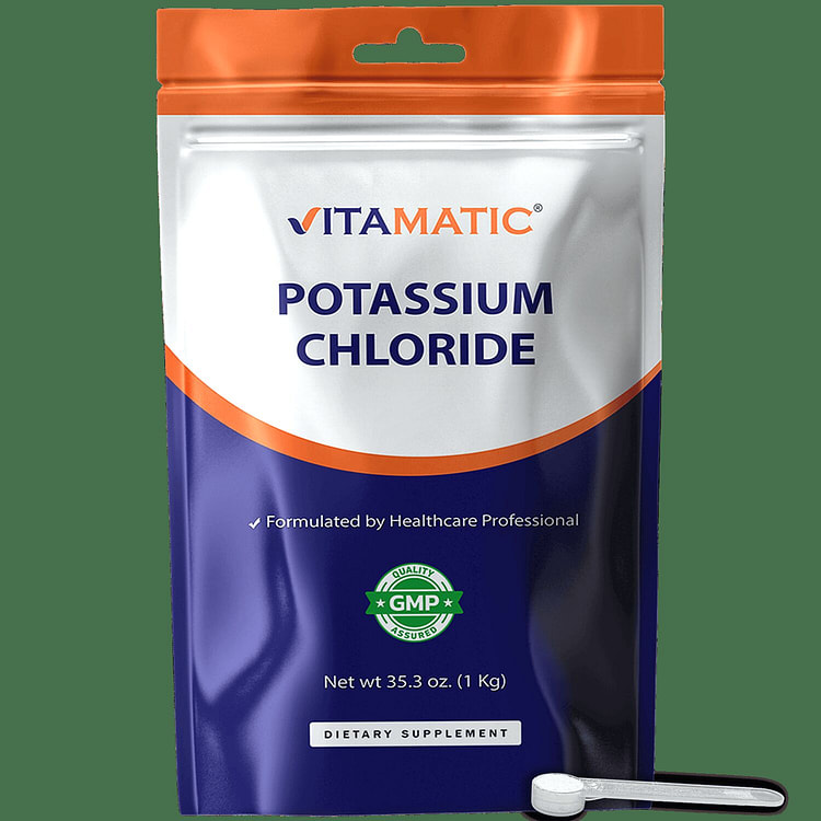 Potassium Chloride Powder - 1 Kg (2.2 lb) 1 each