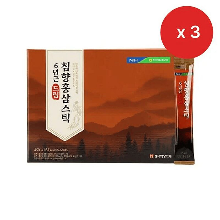 (Bundle) 6-Year-Old Dream Agarwood Red Ginseng 15 ml