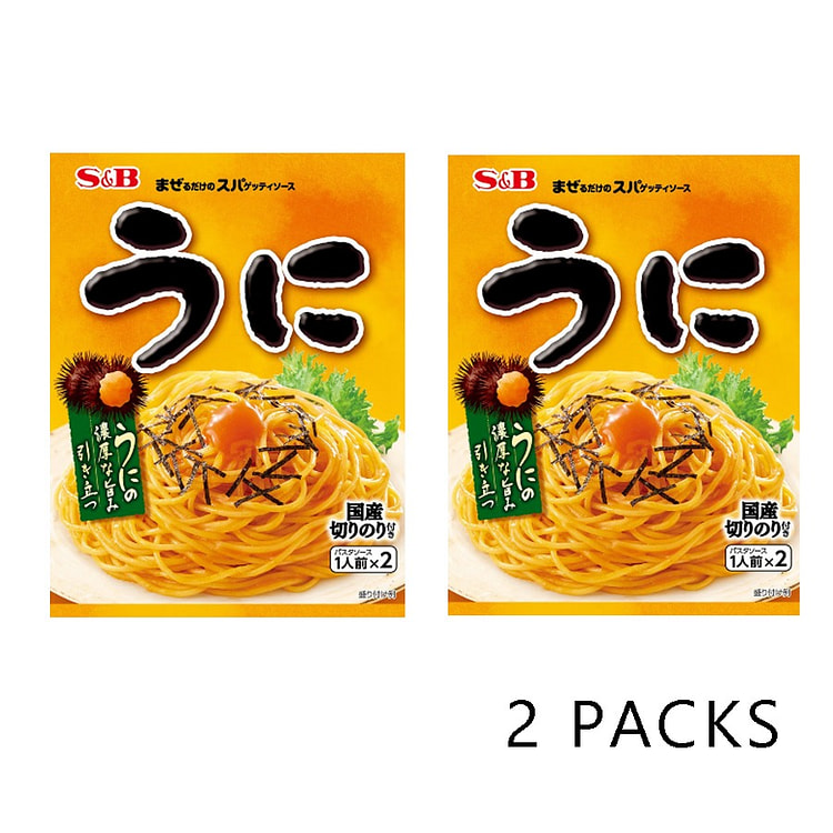 日本 S&B 意大利面酱 海胆酱 52g*