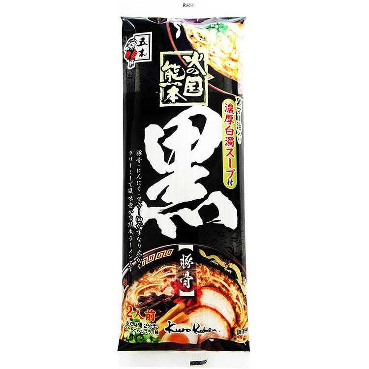 五木食品 熊本 黑豚骨拉面 2人份 1 份