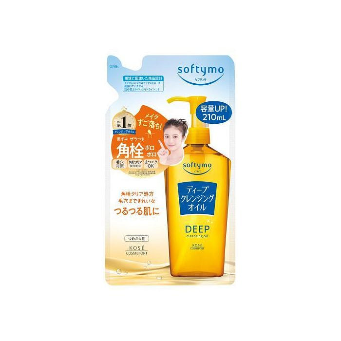 KOSE Softymo Deep Cleansing Oil Refill 210ml