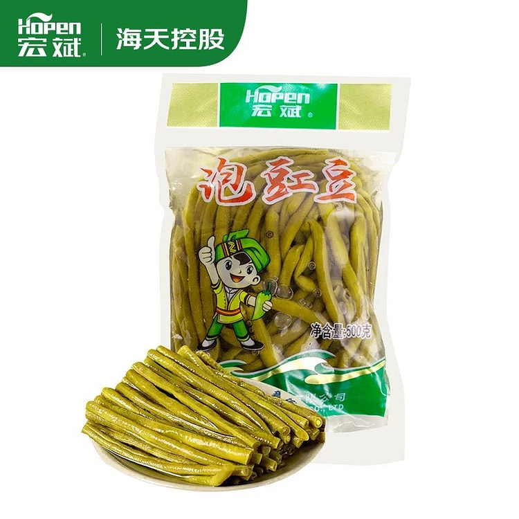 云南特产宏斌泡豇豆酸豆角开胃腌菜下饭菜 500 克