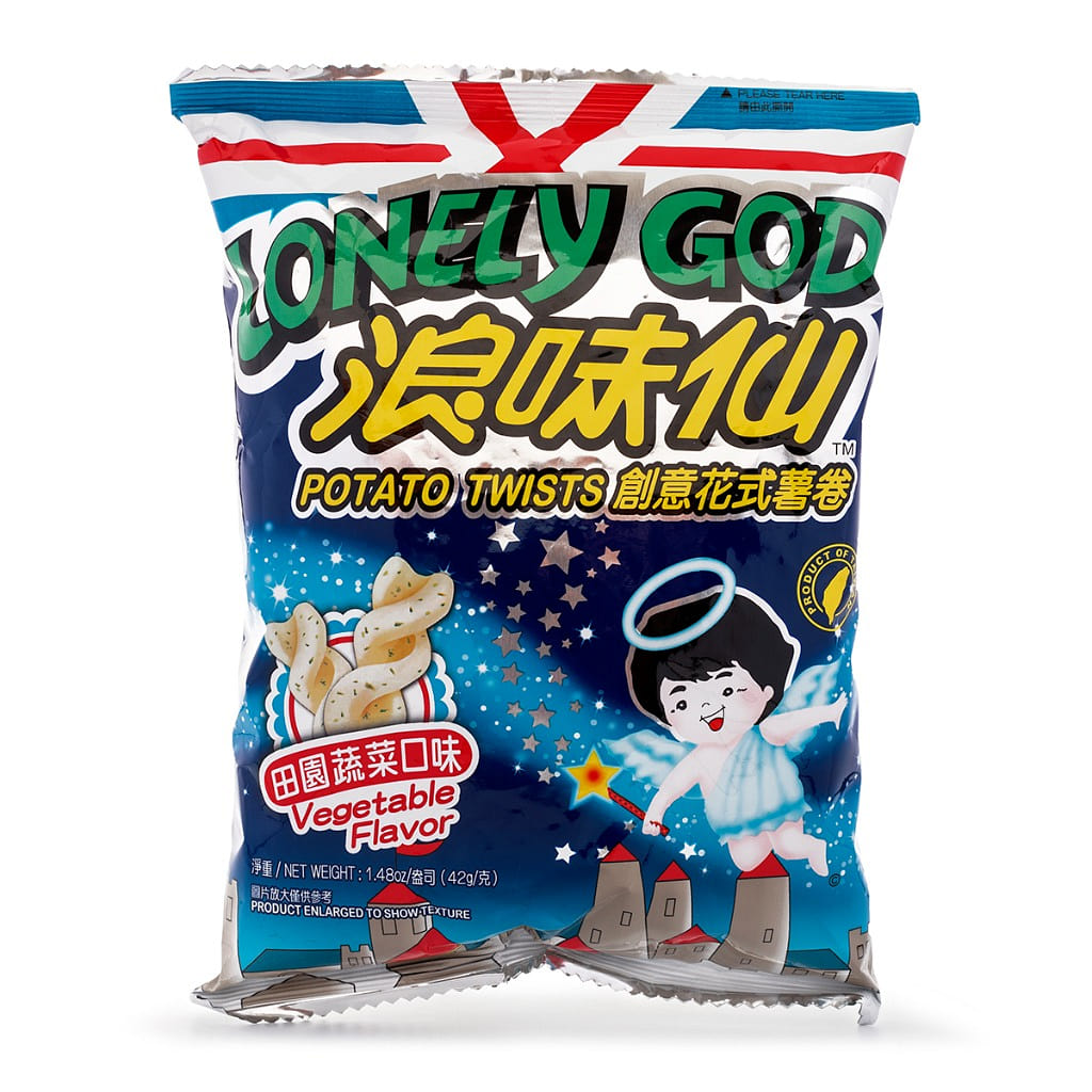 旺旺 浪味仙创意花式薯卷 田园蔬菜口味 42 克