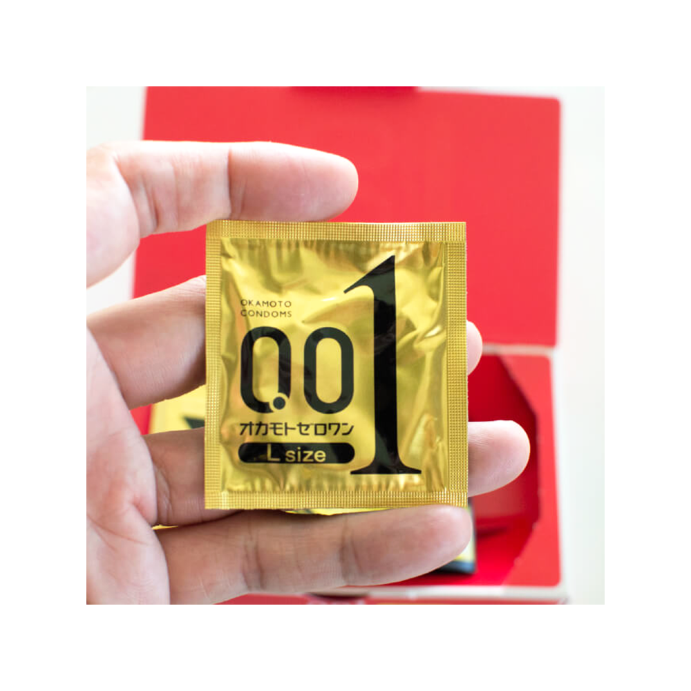 Get Okamoto Zero One 001 mm, size L, 3 pcs Delivered | Weee! Asian