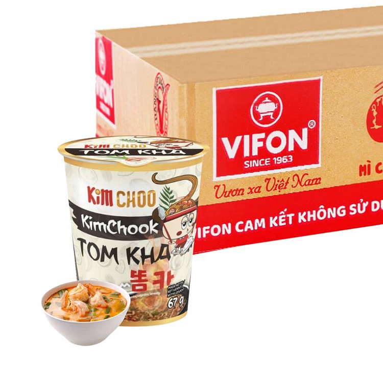 VIFON Mì Tomkha cay Kimchoo 1Case-32Count