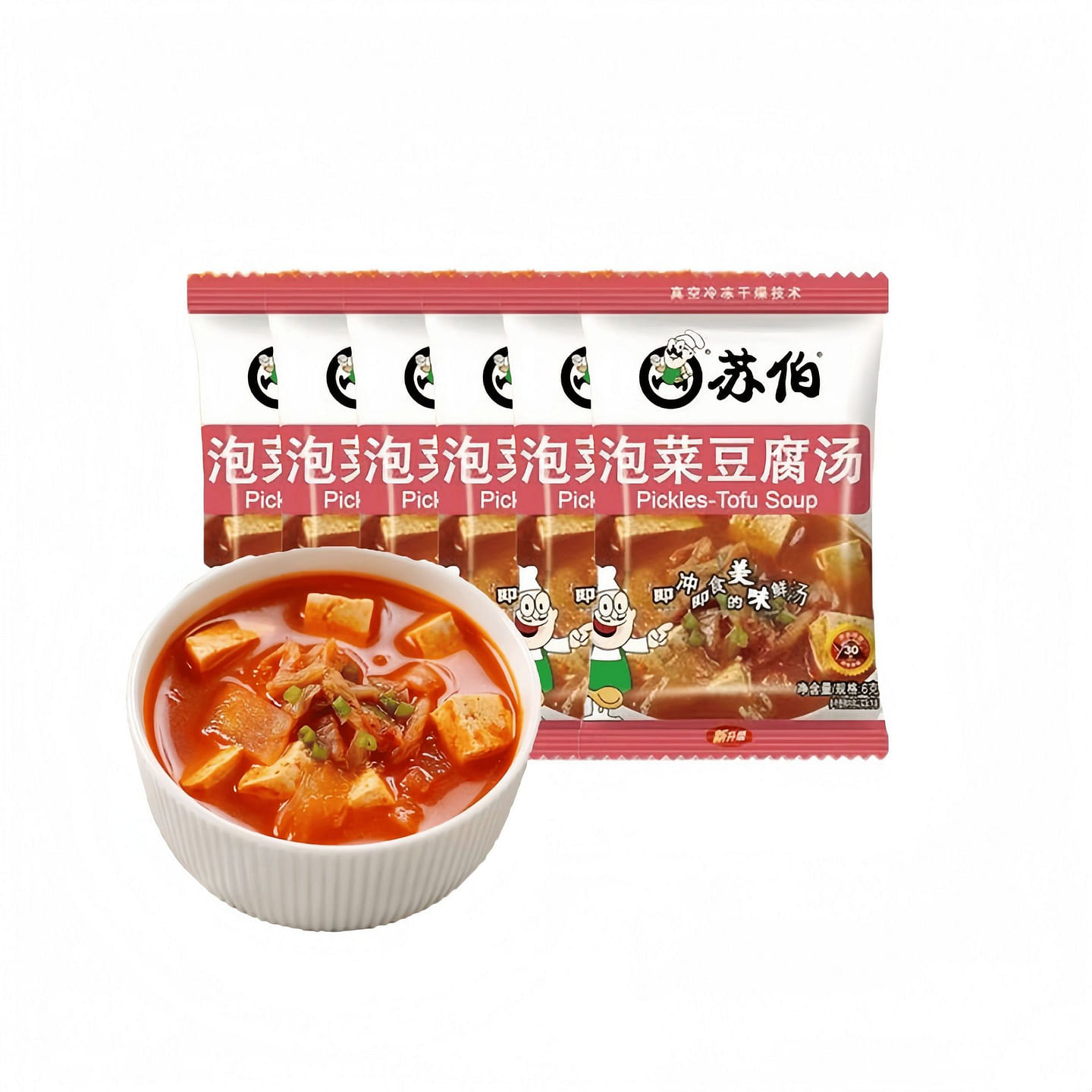 Subo Kimchi Tofu Soup Instant Soup 6g*6 packs 36 g