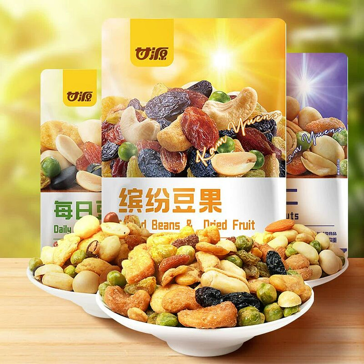 甘源综合果仁缤纷豆果每日坚果
