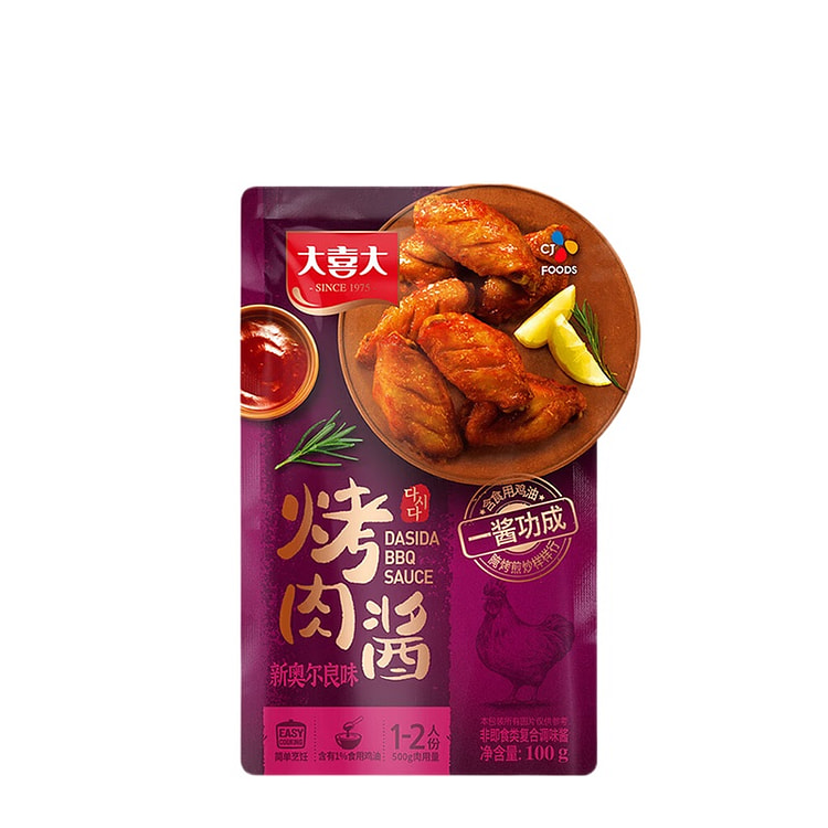大喜大韩式烧烤酱新奥尔良味110g*1袋
