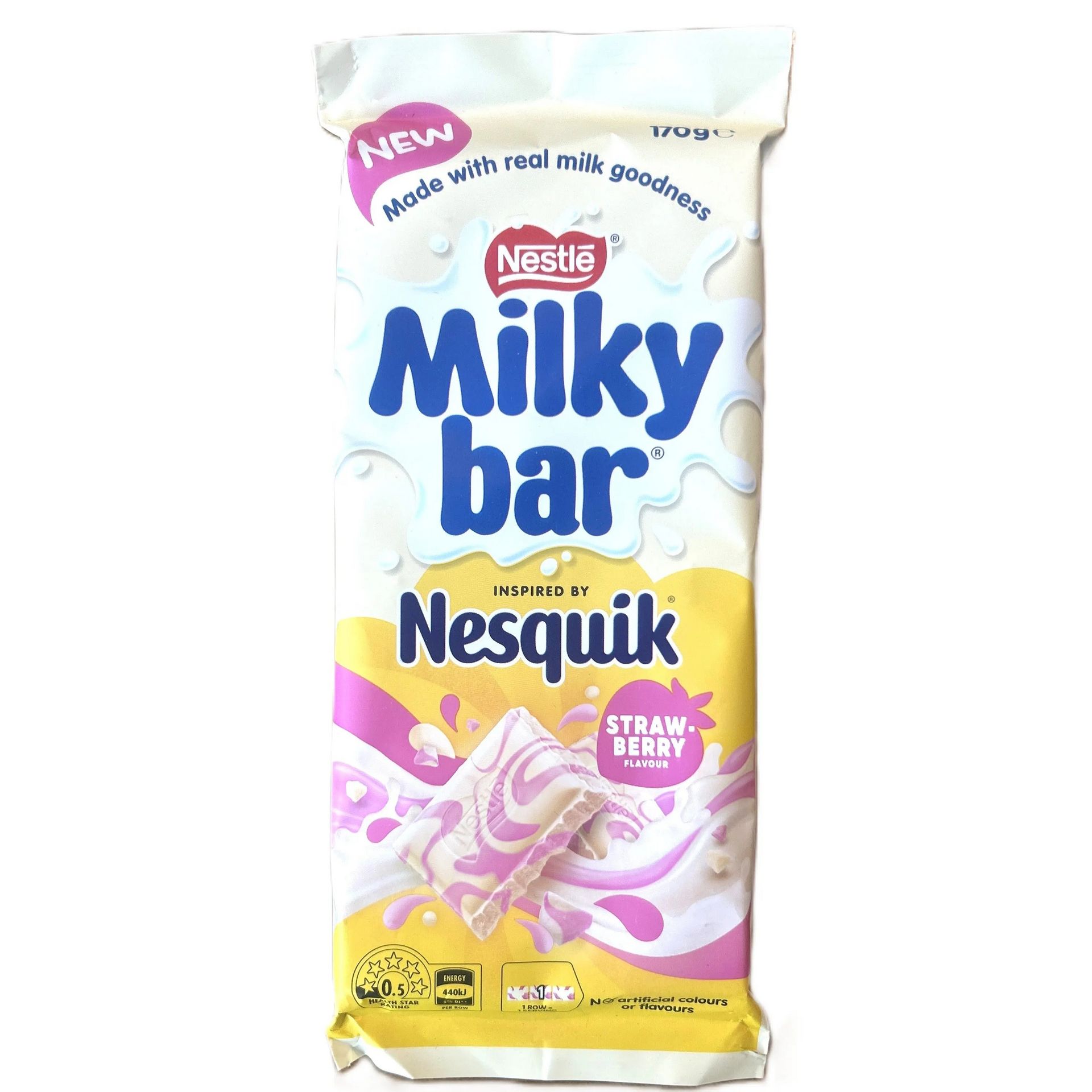 Milkybar Strawberry Nesquik 170g (Australia) 1 each