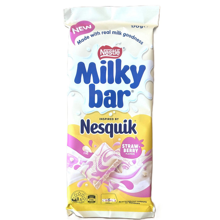 Milkybar Strawberry Nesquik 170g (Australia) 1 each