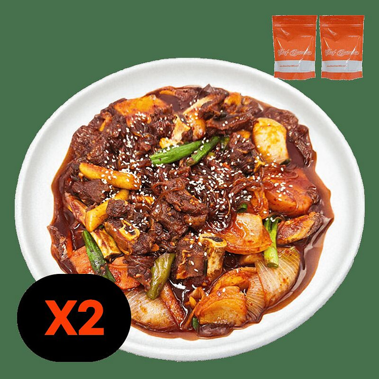 香辣红烧牛肋排 2包