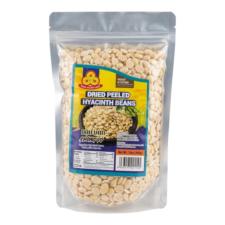 Dried Peeled Hyacinth Beans Dau Van Lot Vo