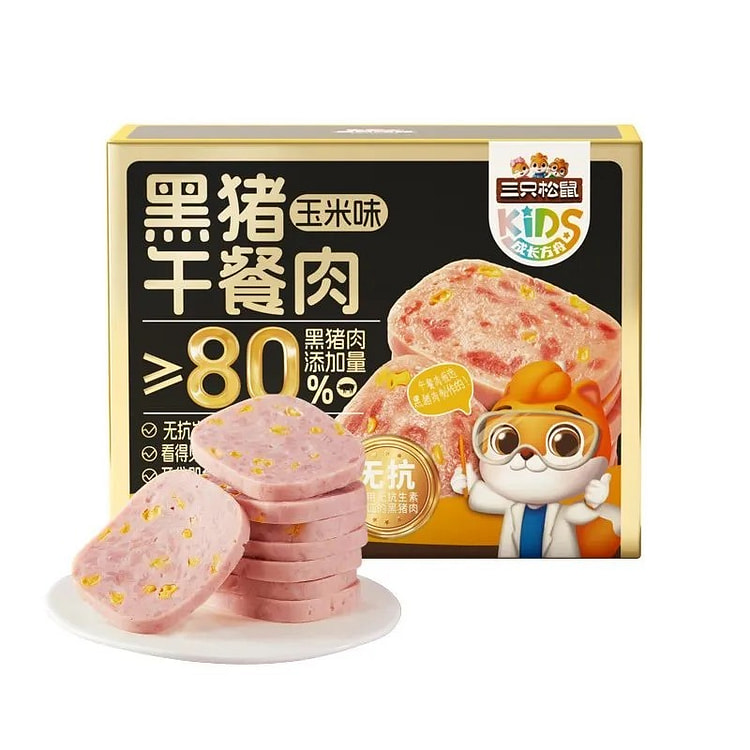 Three Squirrels Corn Flavored Luncheon Meat 210 g