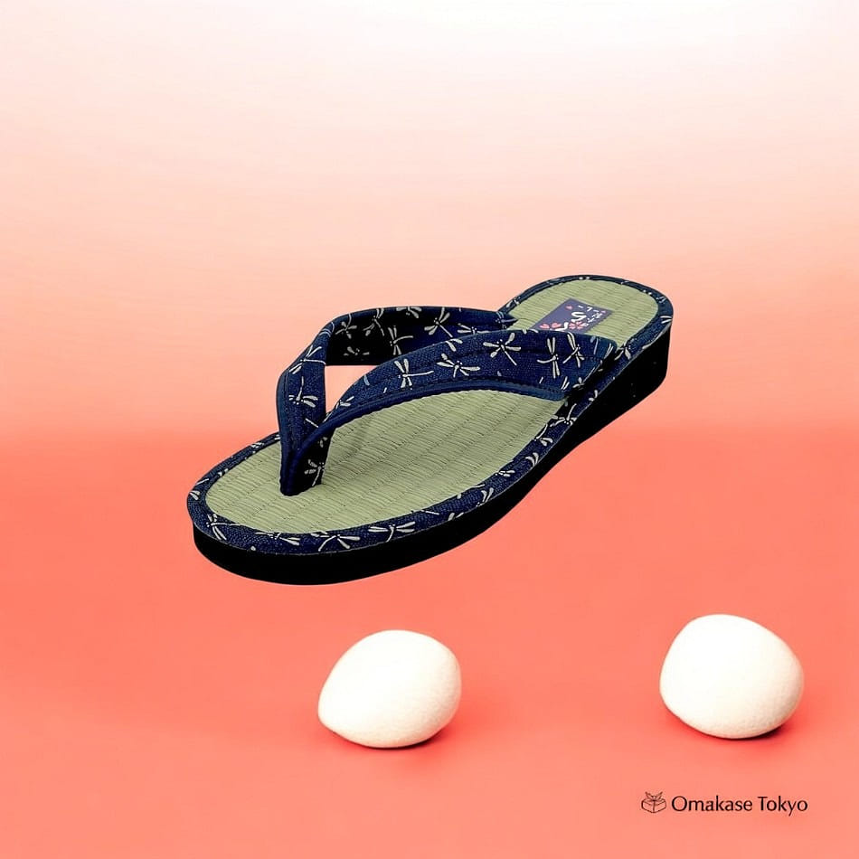 Daimyo Shokai Tatami Folding Sandals Navy-M 200 g