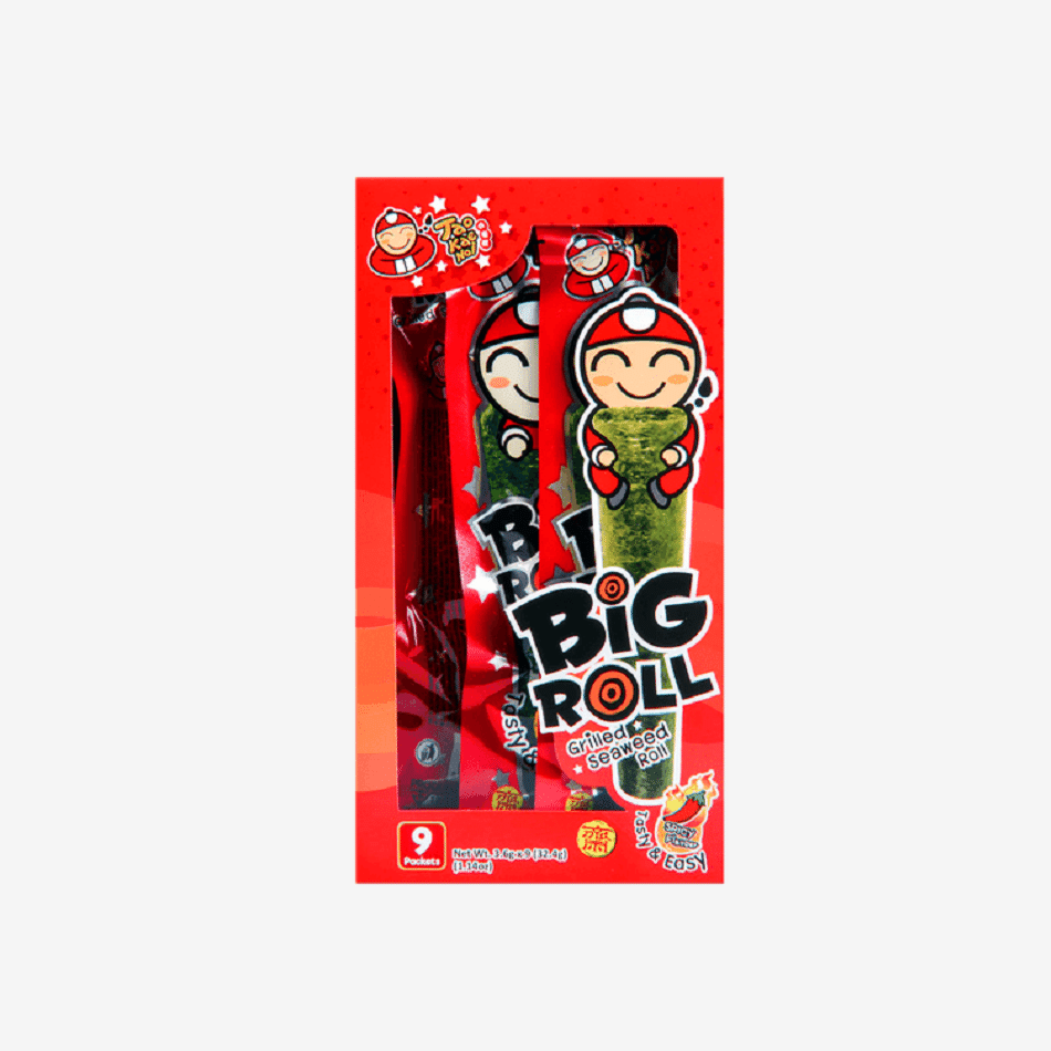 Big Roll Grilled Seaweed Roll Spicy Flavor 9pc 27 g