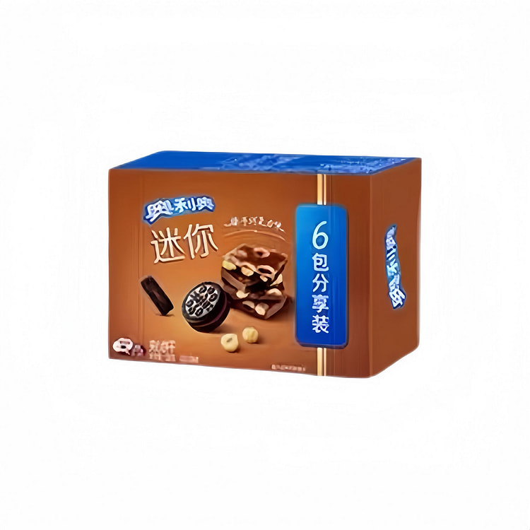 奥利奥迷你榛子巧克力味夹心饼干120g*1盒