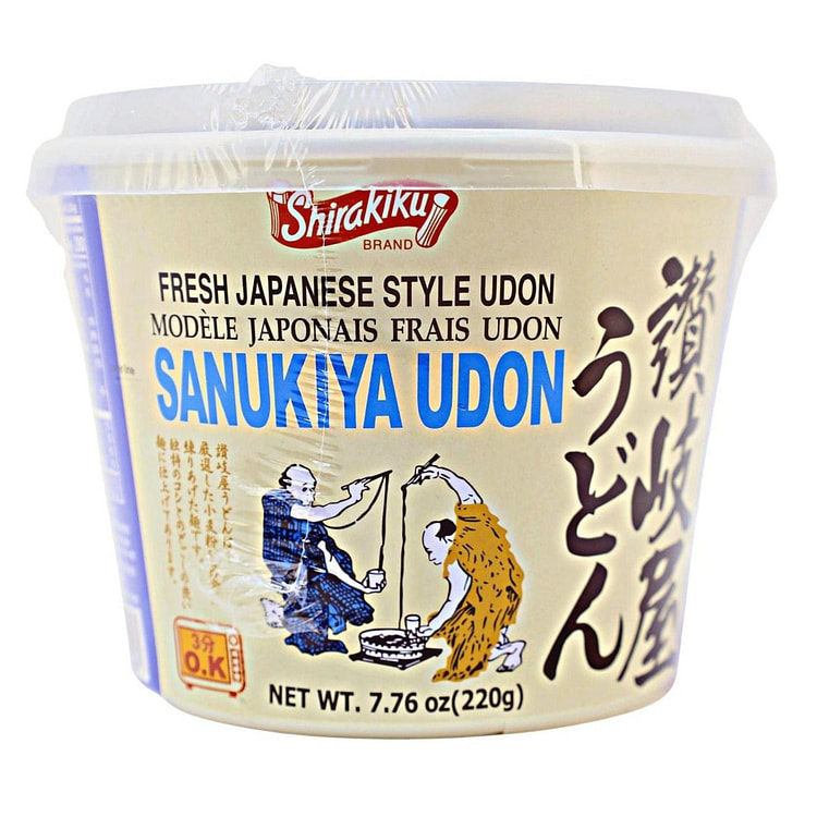 Mì Udon Sanuki Vị Nguyên Bản Shirakiku 7.76oz