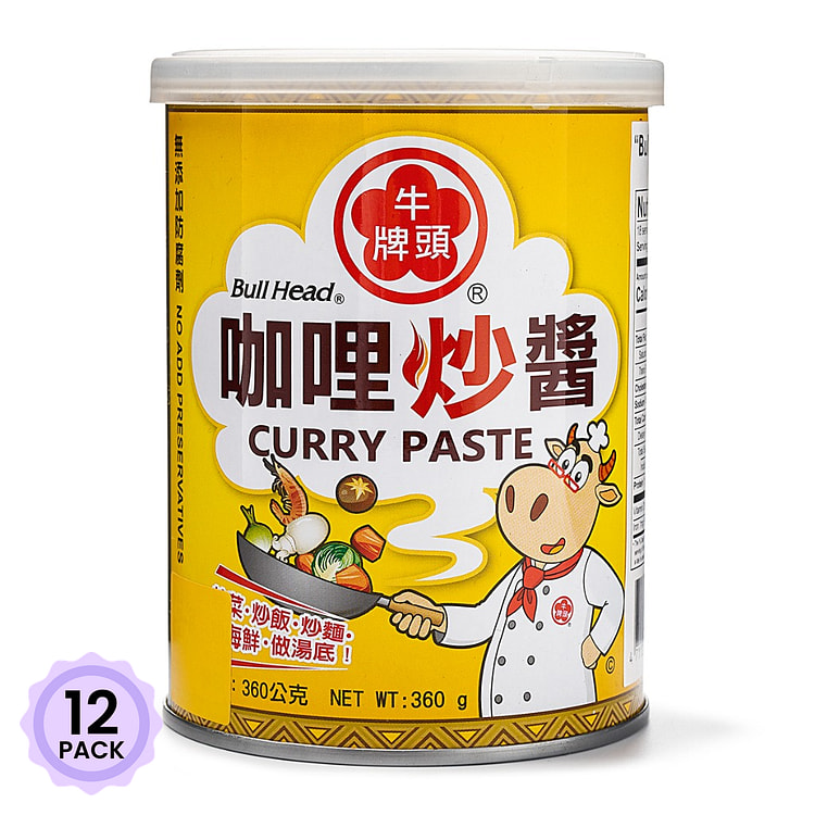 Bull Head 카레 페이스트 360 그램*12 팩