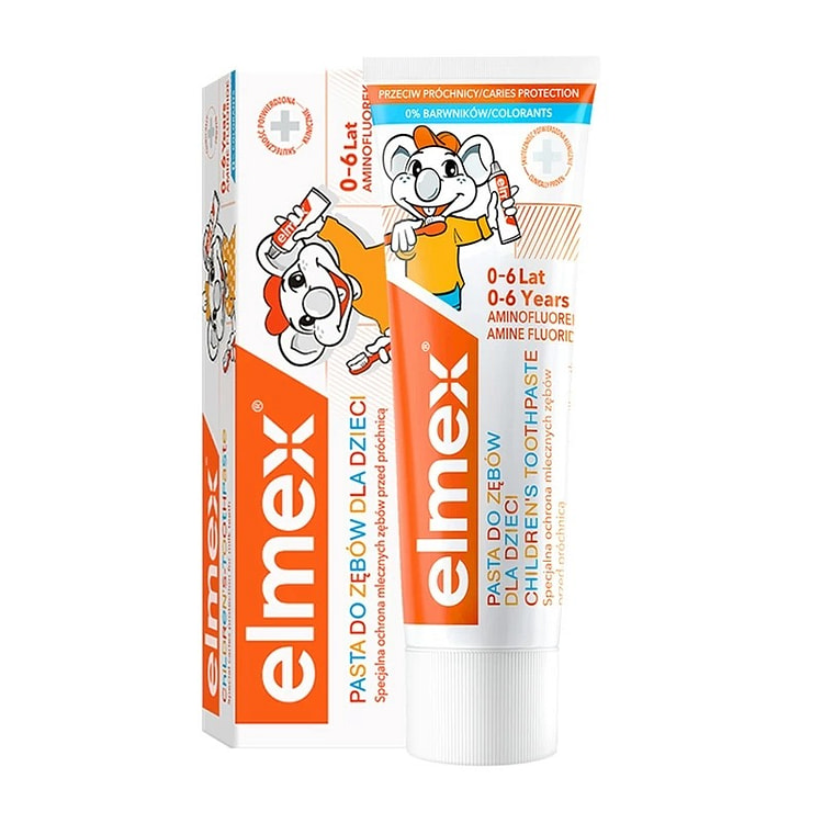 Children aged 0-6 years old toothpaste 50ml/tube 1 box