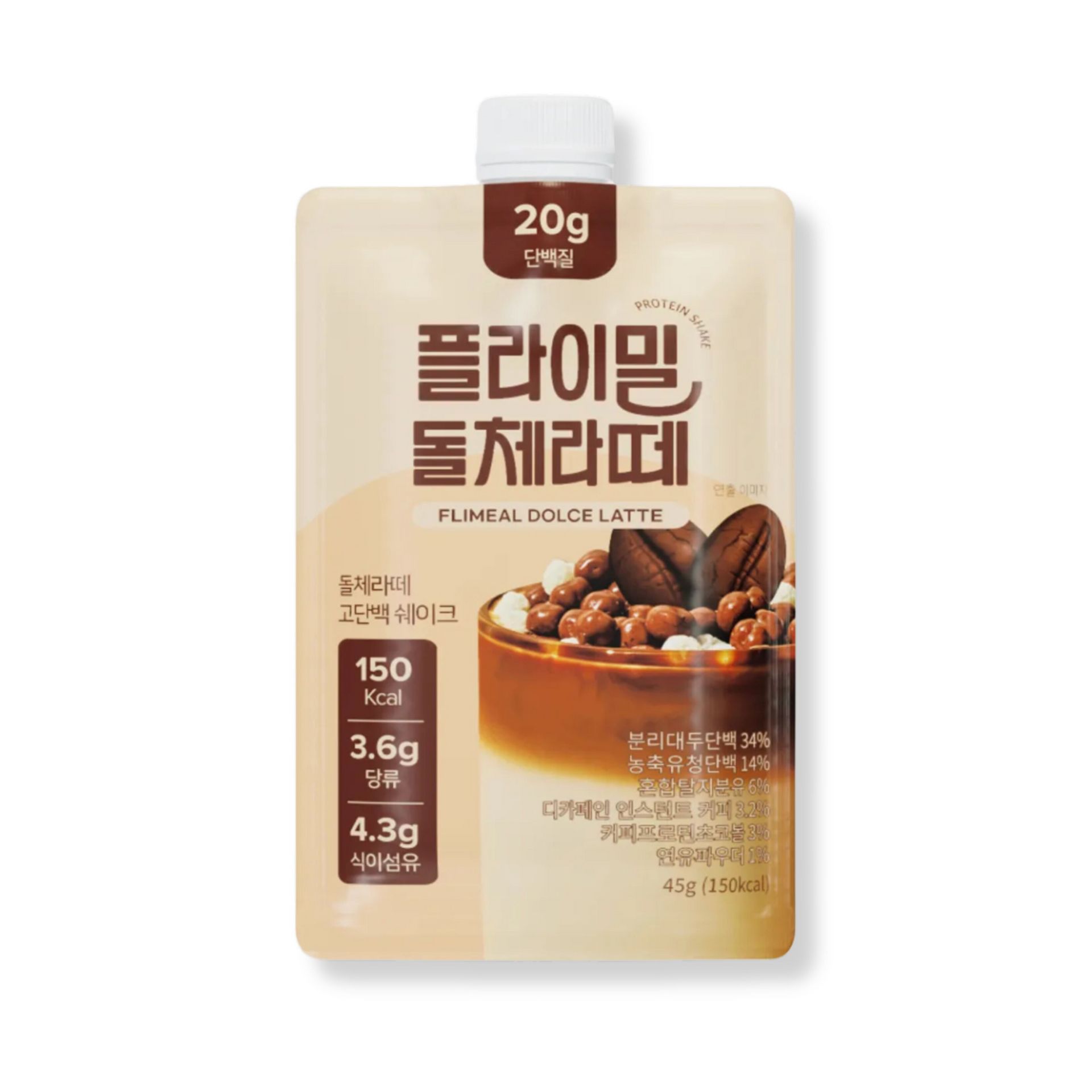Flimeal Protein Shake Dolche Latte Pouch 45 g
