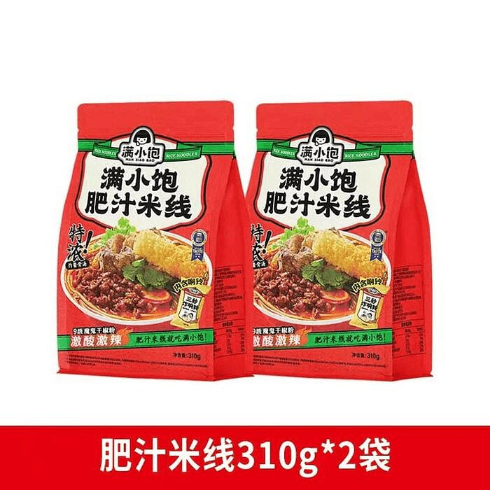 满小饱 肥汁米线方便组合310g*2袋 310 克