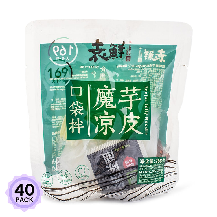 袁鲜 魔芋凉皮 268 克*40 包