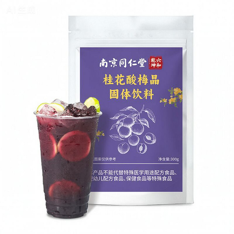 Nanjing Tongrentang Osmanthus Sour Plum Crystal 300 g