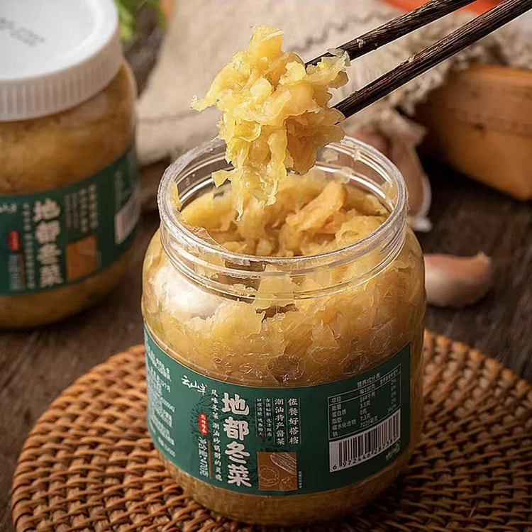 云山半 冬菜  潮汕海鲜砂锅粥配菜