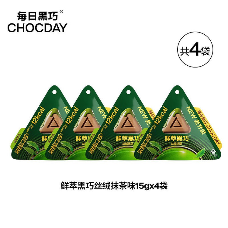Daily Dark Chocolate Velvet Matcha 15g*4 Pieces 1 each