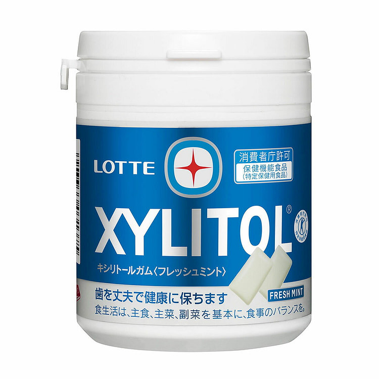 LOTTE 木糖醇无糖清爽薄荷口香糖 133g