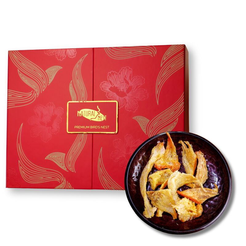 Dried Natural bird's Nest Orange Medium Pieces 8 oz