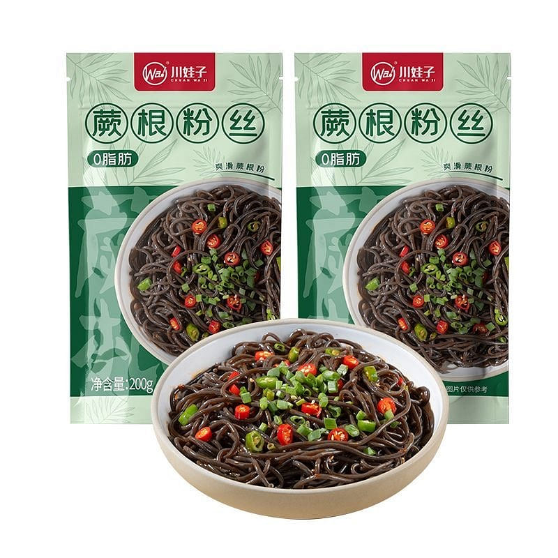 Chuanwazi Fern Root Vermicelli Wild Non-Soba 0-Fat Pueraria Mirifica 200g*2 400 グラム