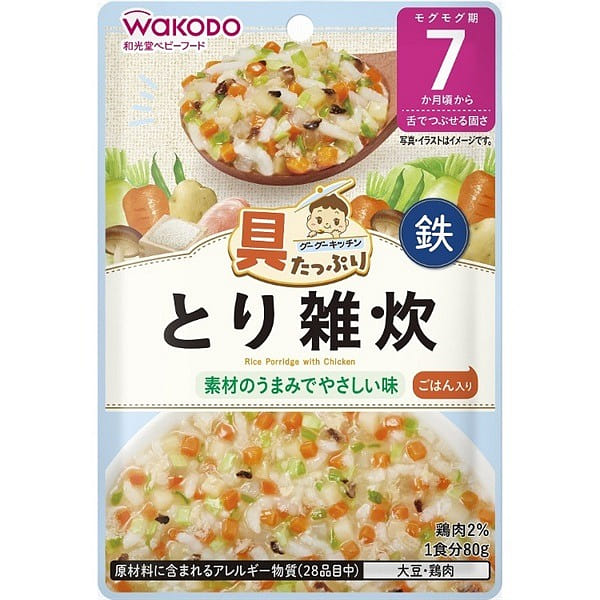 WAKODO Rice Porridge 80g 1 each