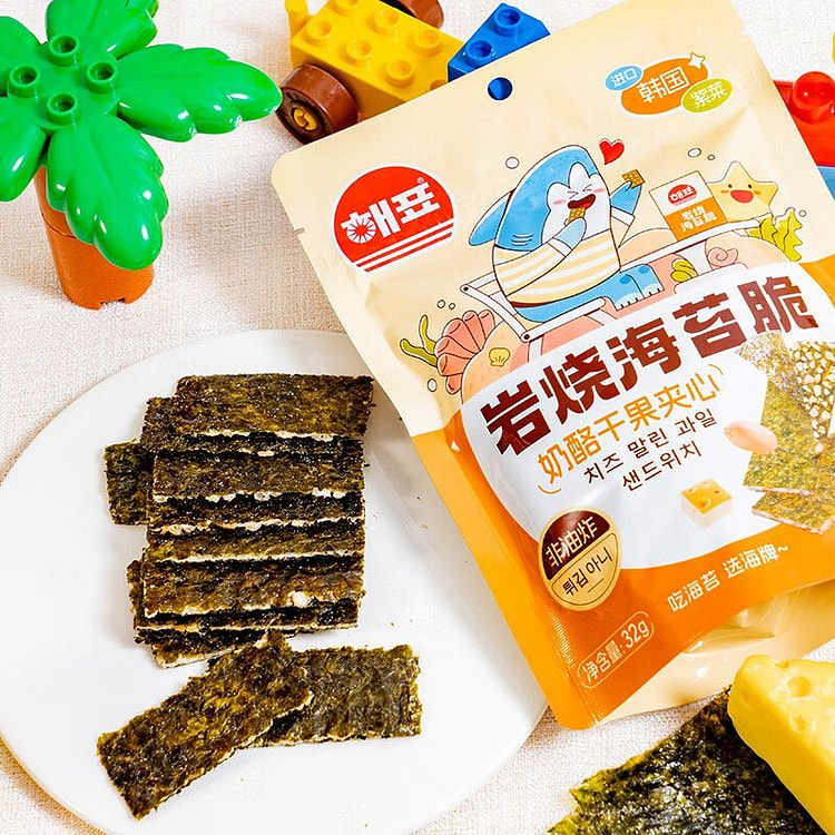 奶酪干果夹心岩烧海苔脆32g
