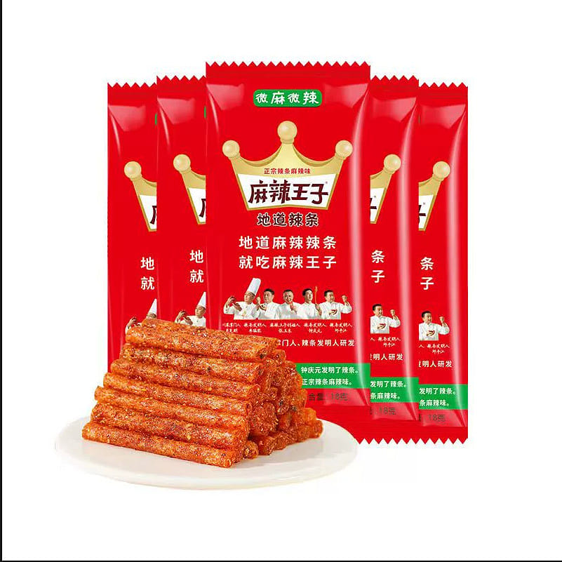 Spicy strips Slightly Spicy 20 bags 360 グラム