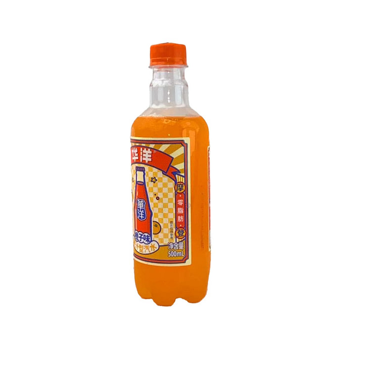 Huayang Fruit Juice Soda orange Flavor 500 ml