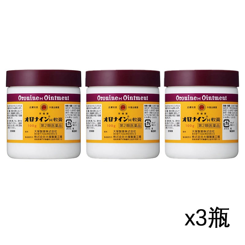 Otsuka Pharmaceutical Oronain H Ointment 100gx3 1 each