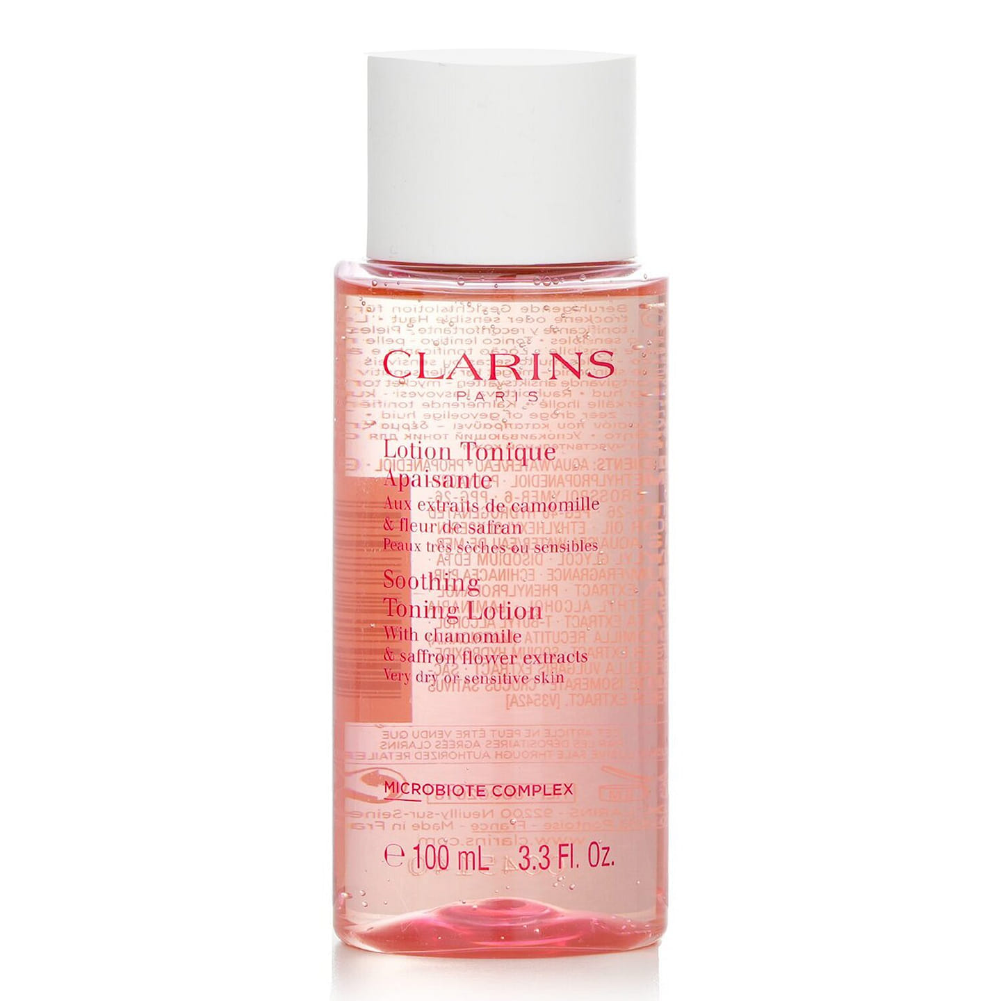 Clarins Soothing Toning Lotion with Chamomile & Saffron Flower Extracts – Very Dry or Sensitive Skin 100ml/3.3oz 100 ml