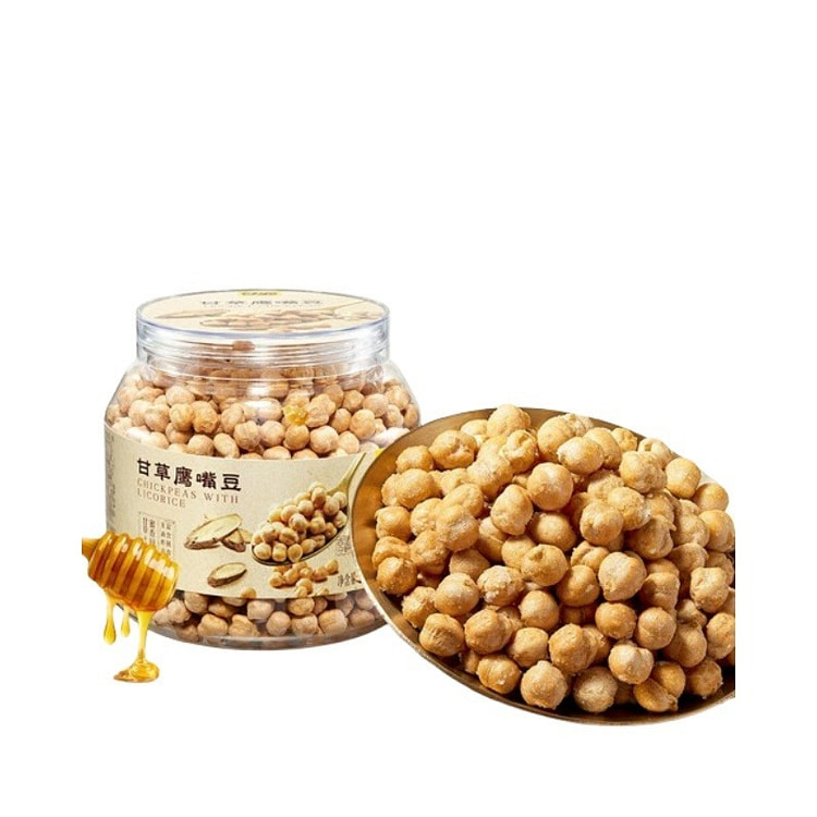 甘源安格斯牛肉味鹰嘴豆熟即食每日竹盐炒高蛋白炒货 1 包