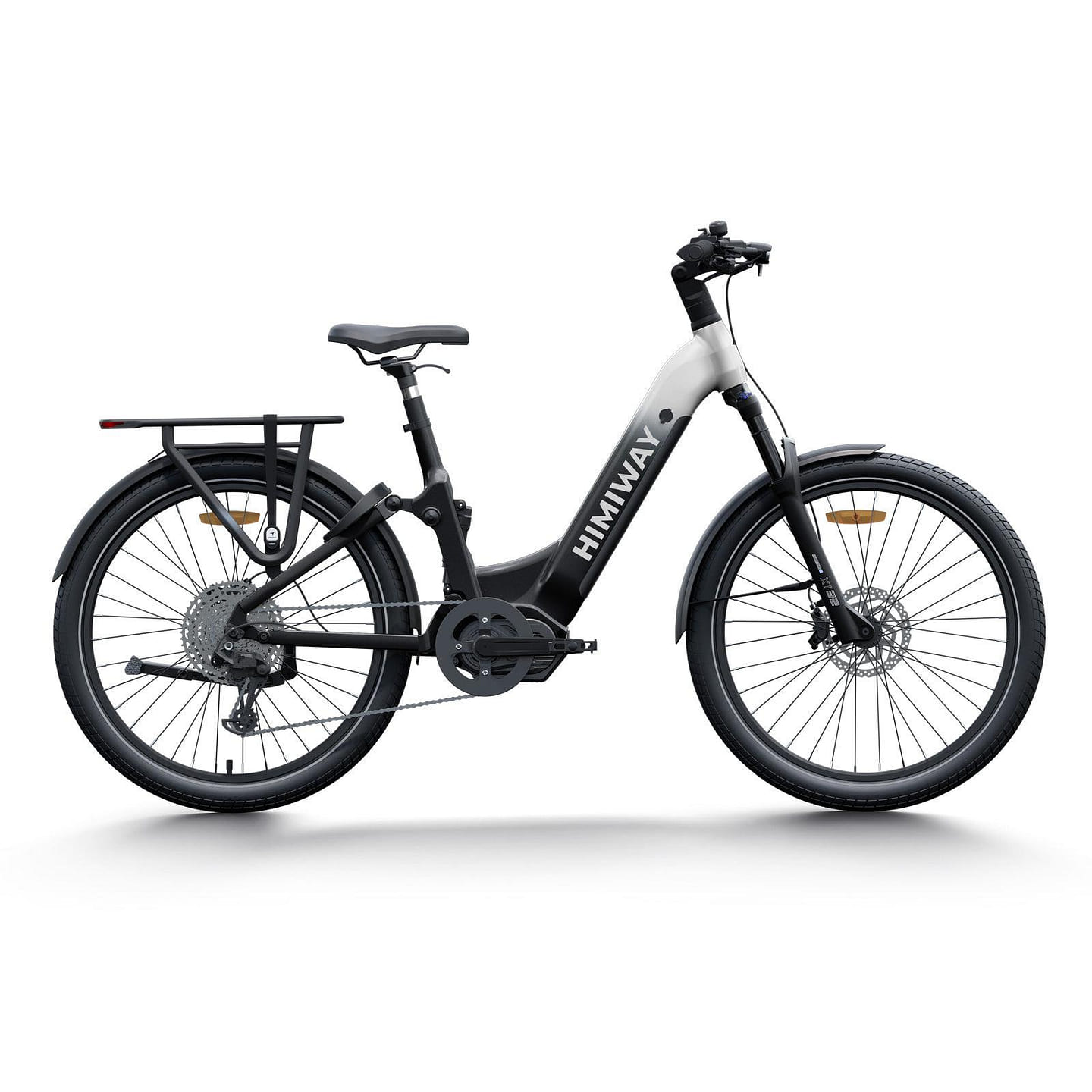 Himiway A7 Pro | Urban Electric Commuter Bike Black & white gradient 1 each