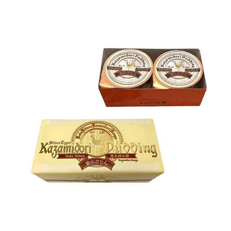 神户 风见鸡本铺 高人气经典 黄金布丁 4个装 1 盒